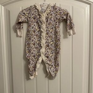 Gerber Floral Ruffle Kids Footie